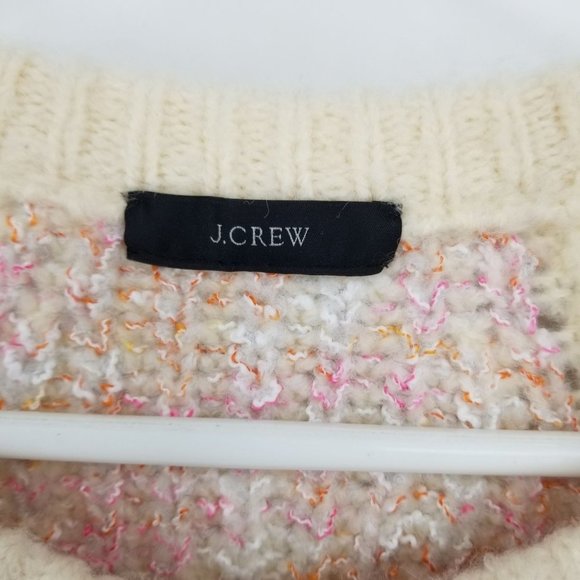 J. Crew Space Dyed Crewneck Sweater Alpaca and Merino Wool Blend - Picture 4 of 12